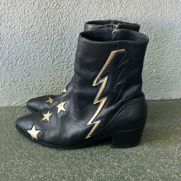 Modern Vice The Original Bolt Boots David Bowie Ziggy Stardust 70's Vibes 5.5 - Picture 3 of 8